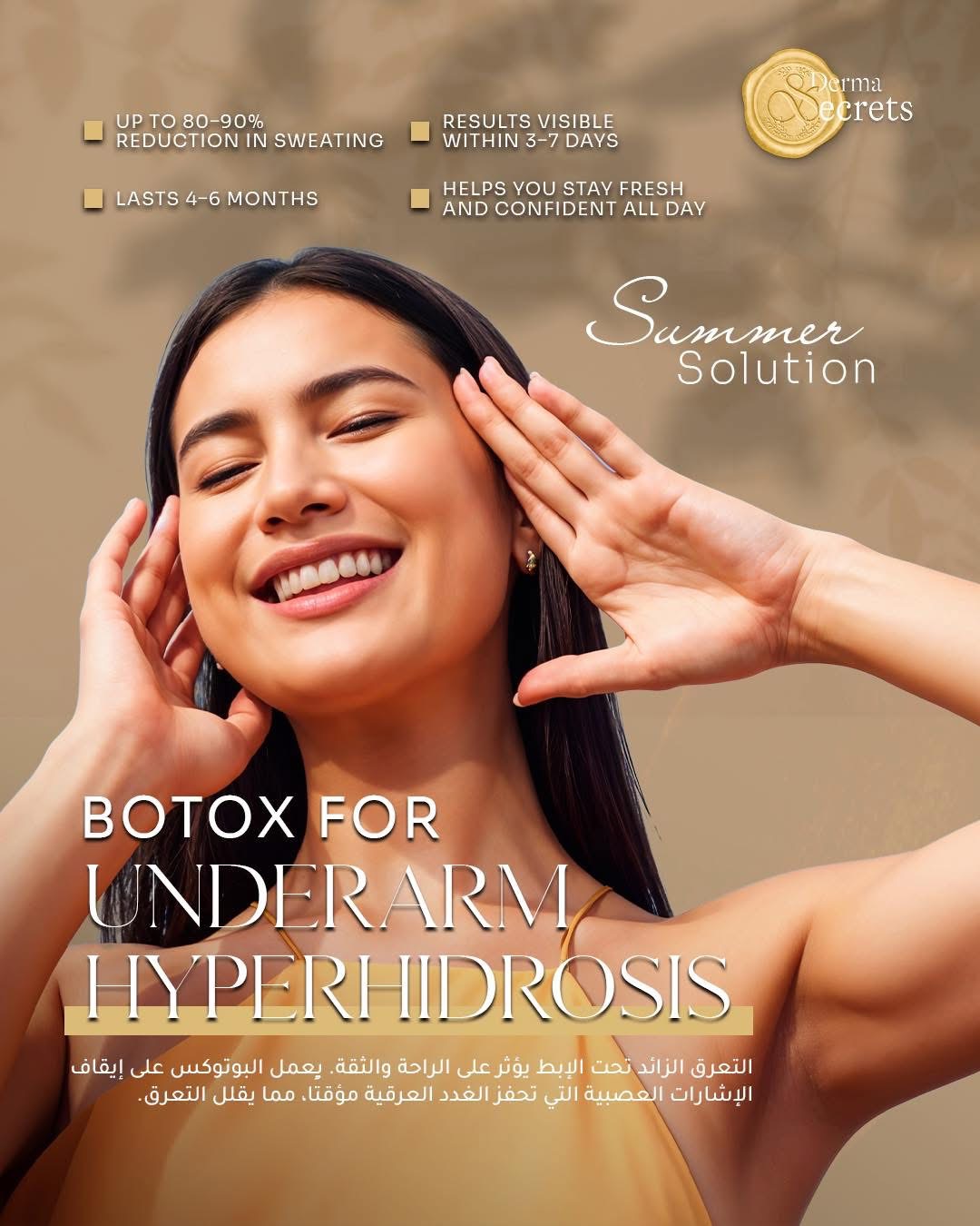 Underarm hyperhidrosis Botox